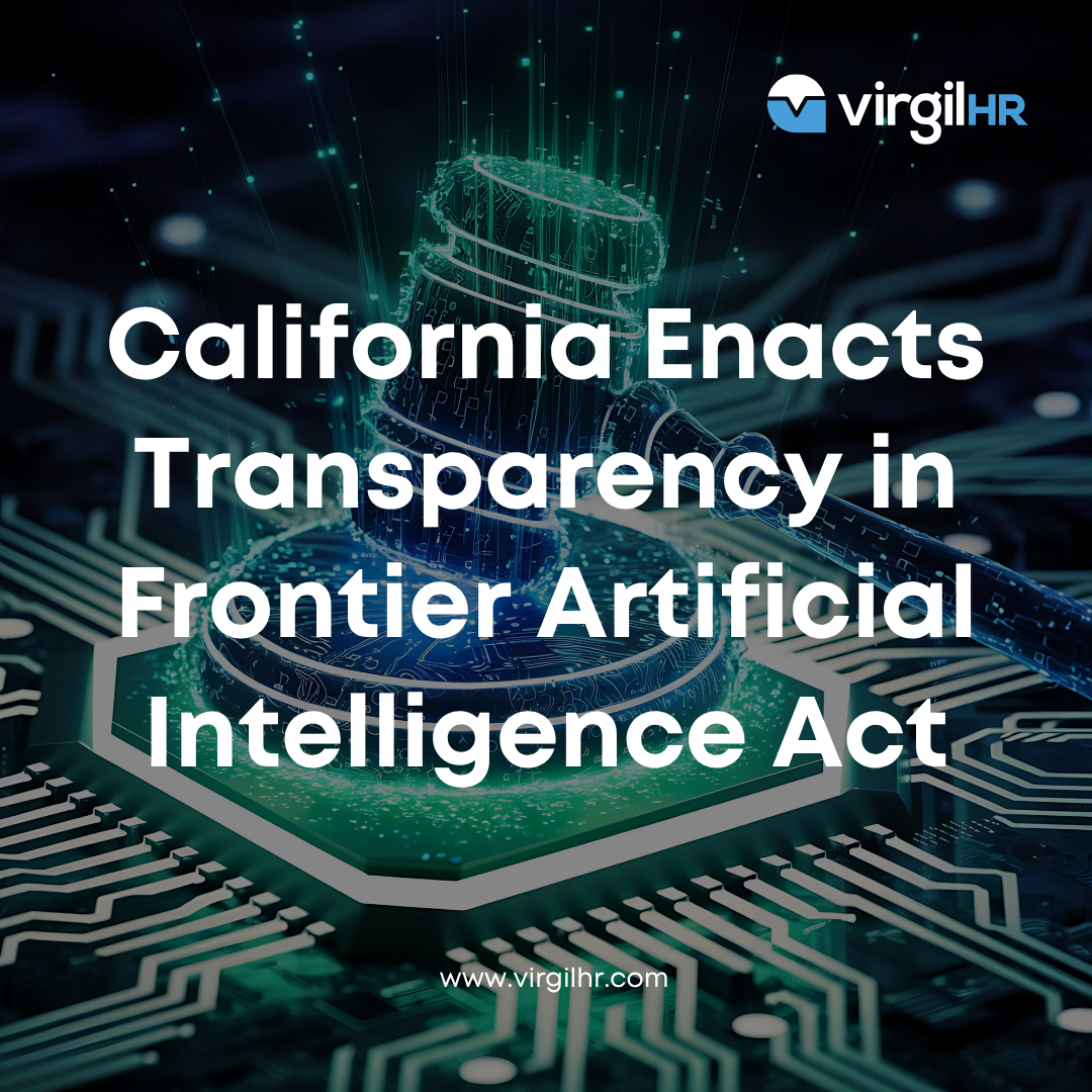 California Enacts AI Transparency Act Focused on Catastrophic Risks